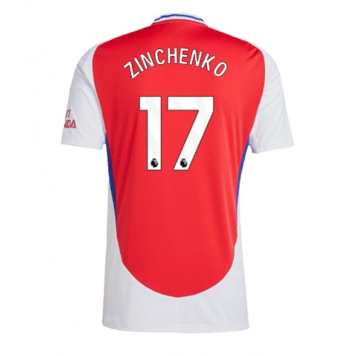 Fotballdrakt Herre Arsenal Oleksandr Zinchenko #17 Hjemmedrakt 2024-25 Kortermet